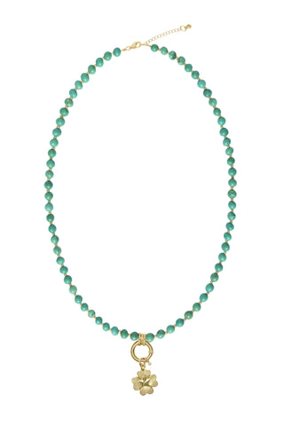 Sadie Charm Necklace - Turquoise