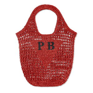 Personalised Woven Raffia Bag