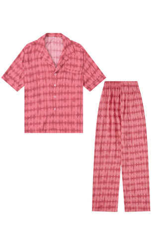 Lenny Set in Tie Dye Pink