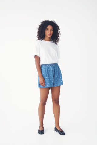 Ezra Set in Blue & White Hearts