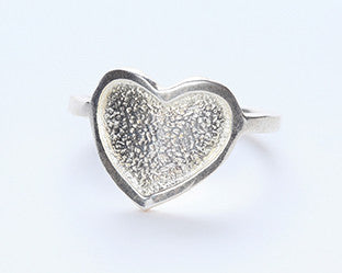 "FILLED IN" HEART - GOLD