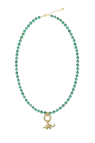 Sadie Charm Necklace - Turquoise