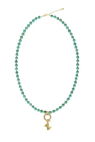 Sadie Charm Necklace - Turquoise