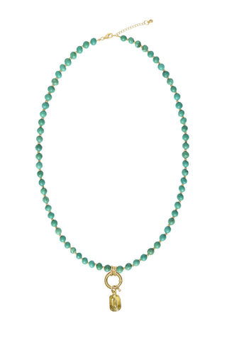 Sadie Charm Necklace - Turquoise