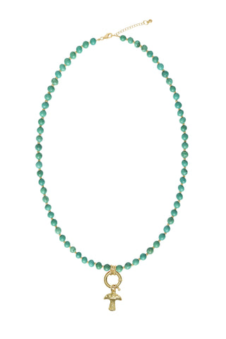 Sadie Charm Necklace - Turquoise