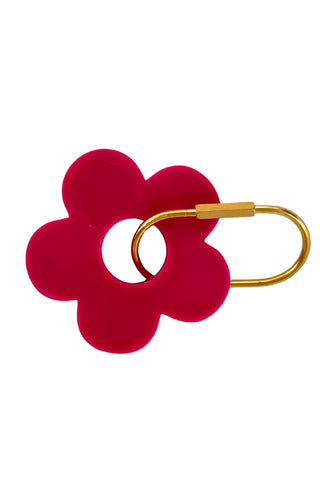 Resin Flower Keyring
