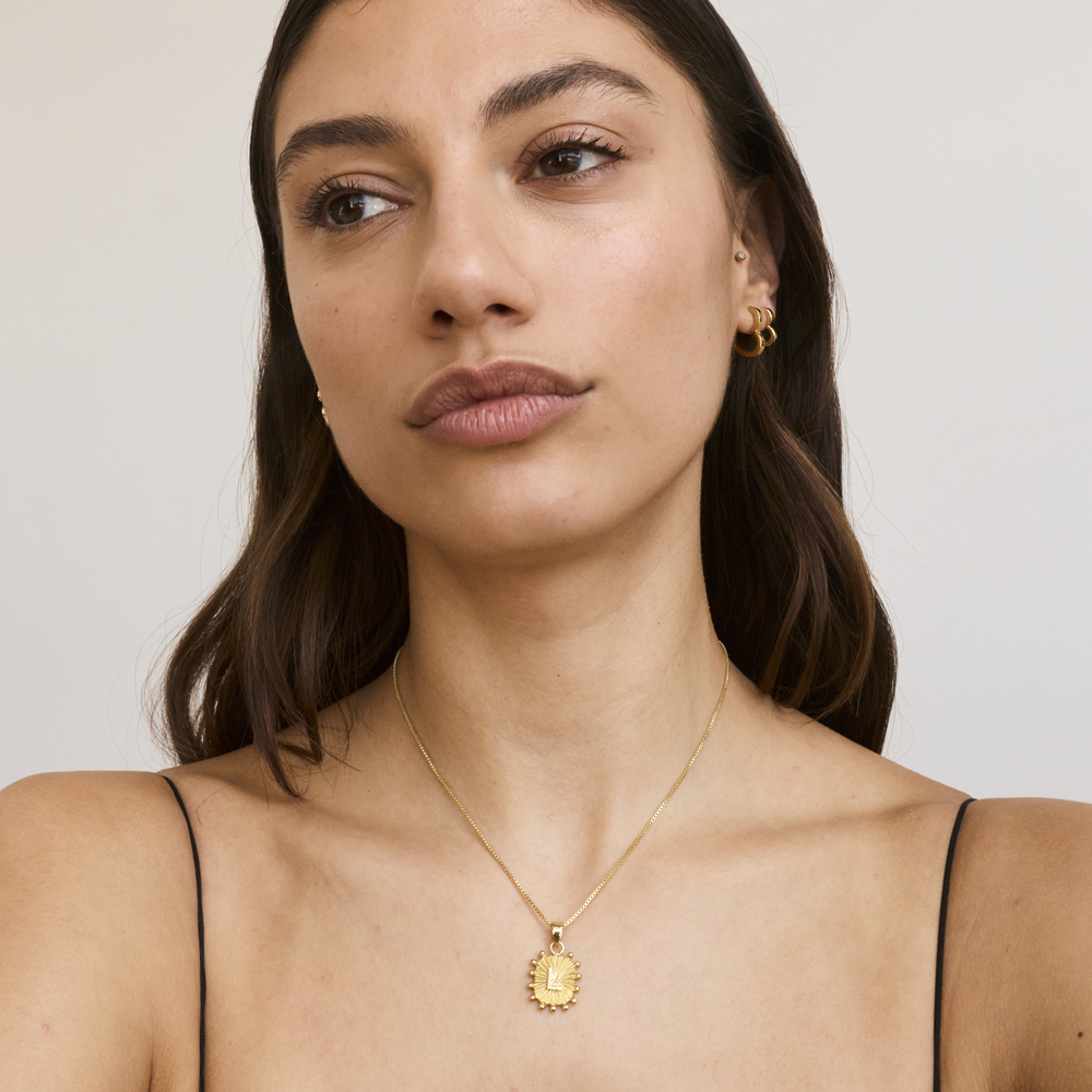 Dot Personalised Initial Necklace