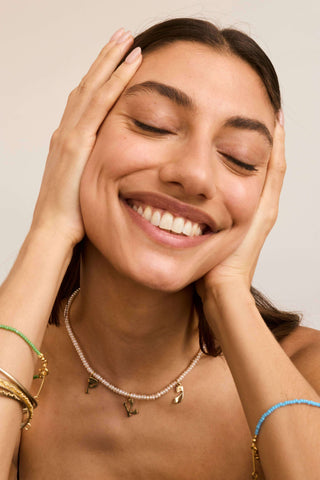 Florence Personalised Initial Pearl Necklace