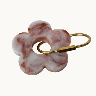 Resin Flower Keyring