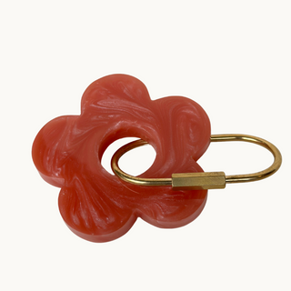 Resin Flower Keyring
