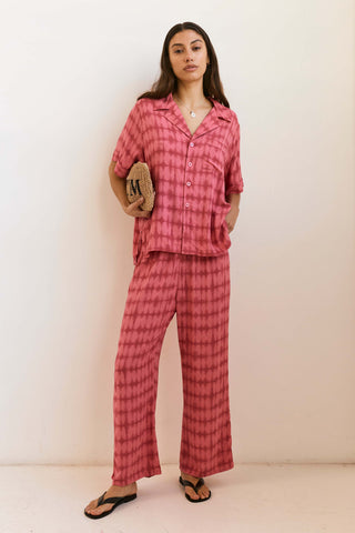 Lenny Set in Tie Dye Pink