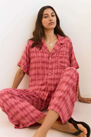 Lenny Set in Tie Dye Pink