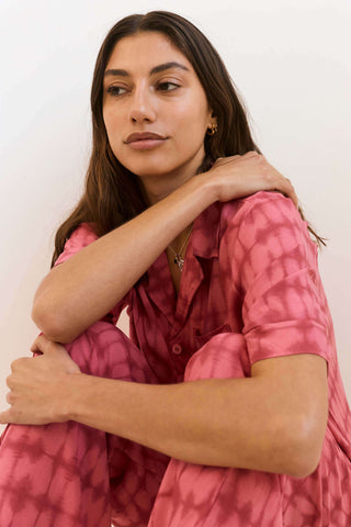 Lenny Set in Tie Dye Pink