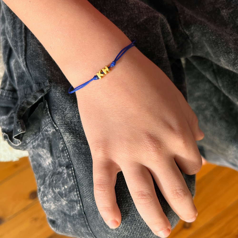 Tiny Dancer Rope Initial Bracelet