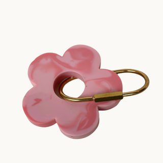 Resin Flower Keyring