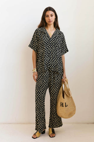 Lenny Set in Black & Cream