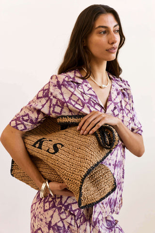 Lenny Set in Tie Dye Purple