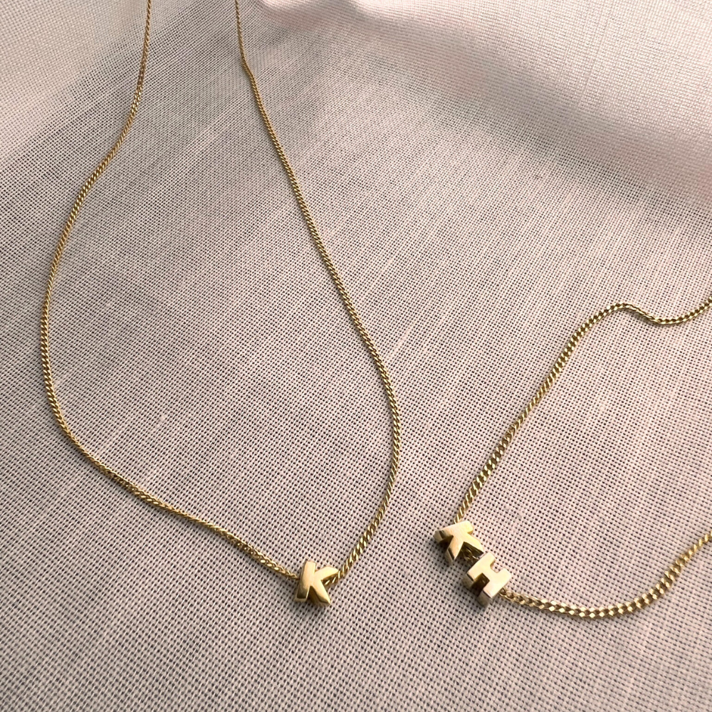 Tiny Dancer Initials Necklace