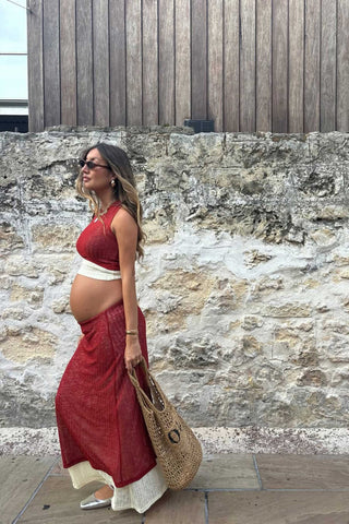 Personalised Woven Raffia Bag