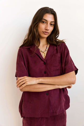 Lenny Set in Deep Red