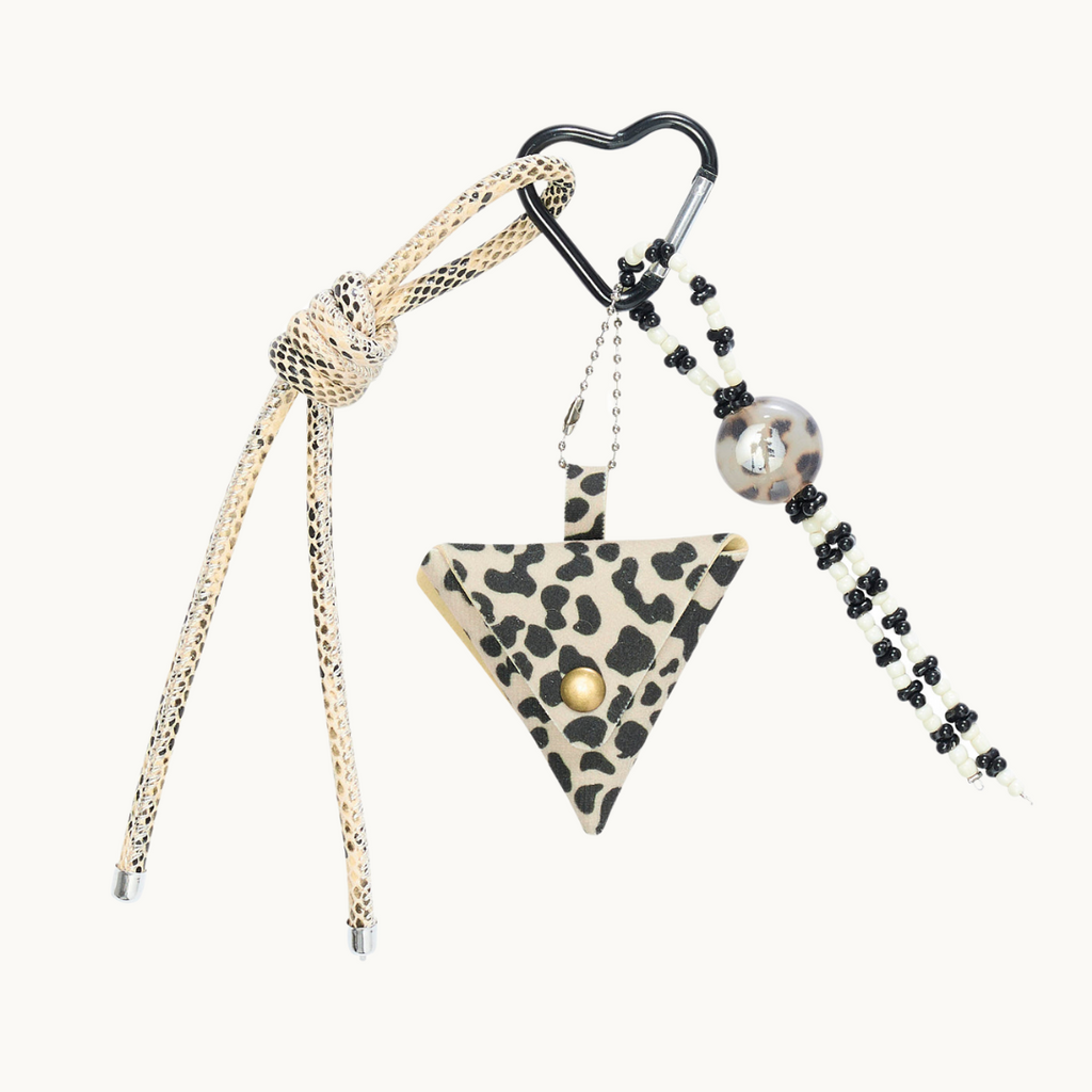 Bag Charm - Leopard Print Coin Purse