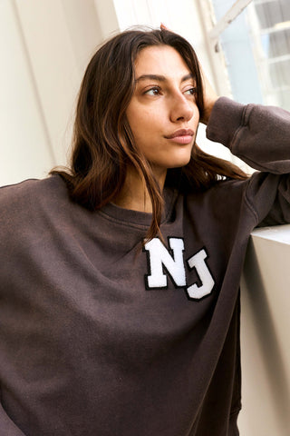 Personalised Fleece Tracksuit in Dusty Brown