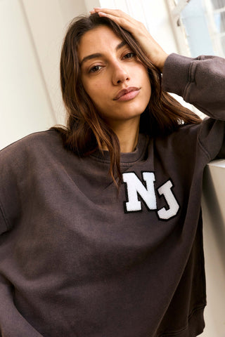 Personalised Fleece Tracksuit in Dusty Brown