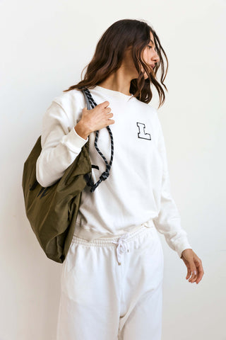 Personalised Fleece Tracksuit in Cream