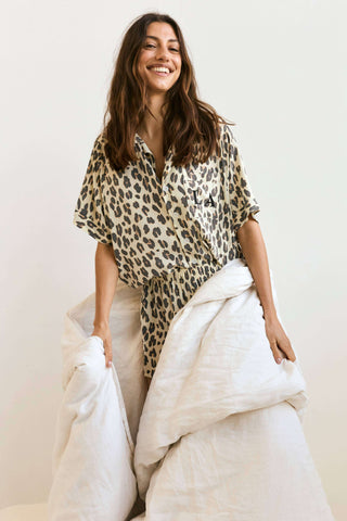 Personalised Pyjama Short Set - Leopard