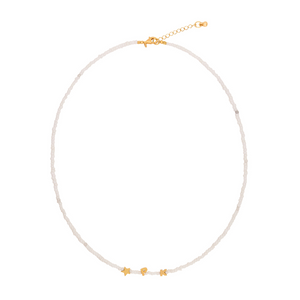 Tiny Dancer Beaded Initials Necklace