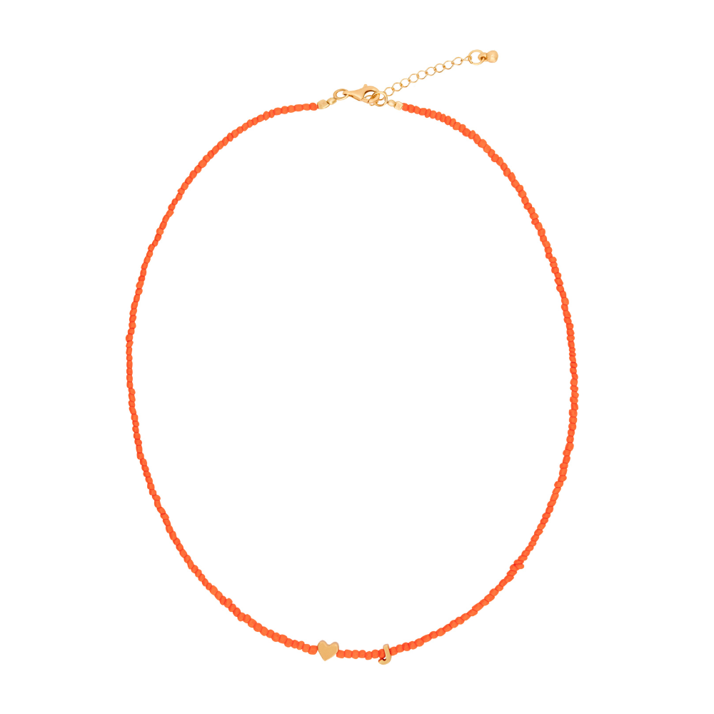 Tiny Dancer Beaded Initials Necklace