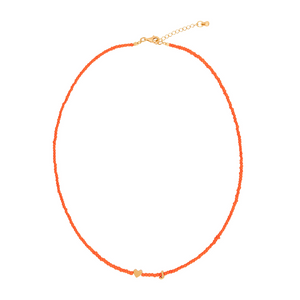 Tiny Dancer Beaded Initials Necklace