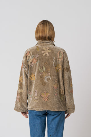 Embroidered Velvet Jacket
