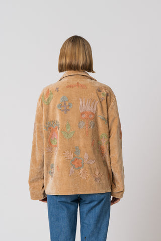Embroidered Velvet Jacket