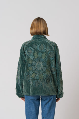 Embroidered Velvet Jacket
