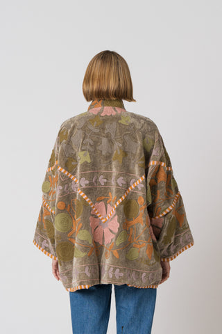 Embroidered Velvet Jacket