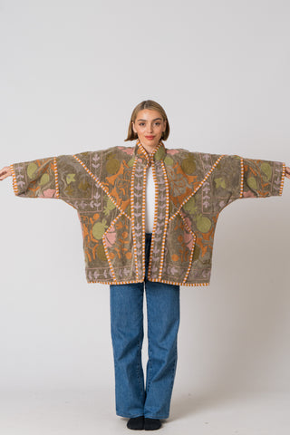 Embroidered Velvet Jacket
