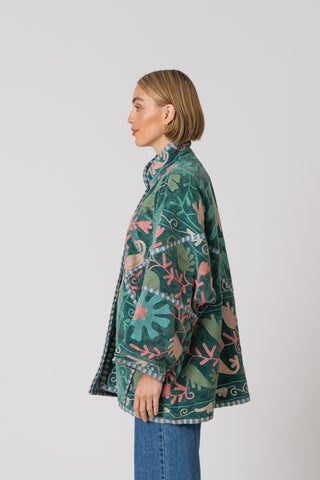 Embroidered Velvet Jacket