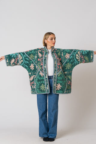Embroidered Velvet Jacket