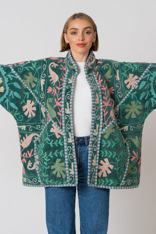 Embroidered Velvet Jacket