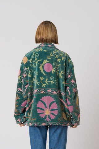 Embroidered Velvet Jacket