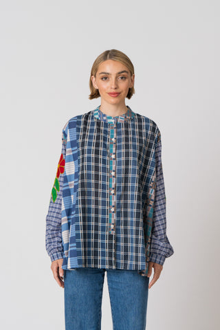 The Embroidered Check Shirt - One of A Kind
