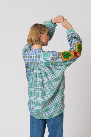 The Embroidered Check Shirt - One of A Kind