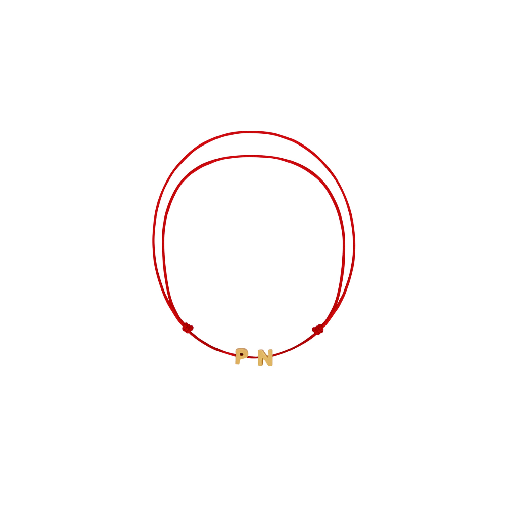 Tiny Dancer Rope Initial Bracelet