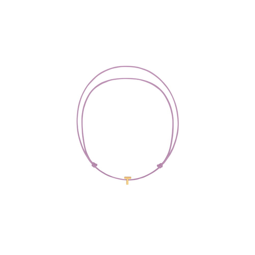 Tiny Dancer Rope Initial Bracelet