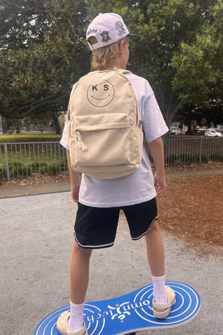 Fred Personalised Corduroy Backpack