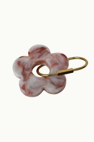 Resin Flower Keyring