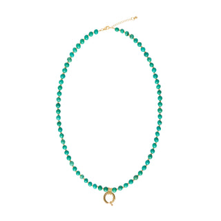 Sadie Charm Necklace - Turquoise