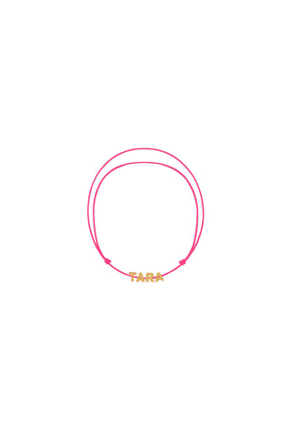 Tiny Dancer Rope Initial Bracelet