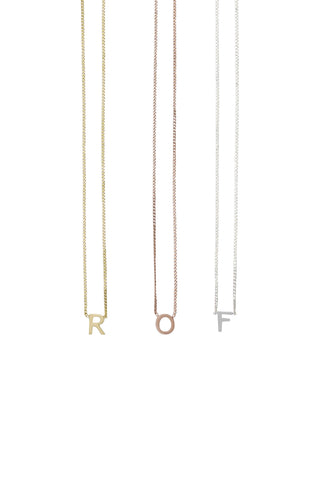 Single Letter Necklace
